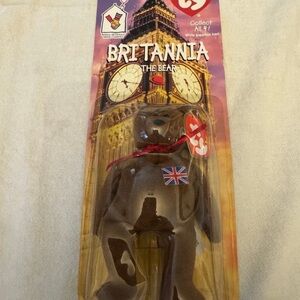 Ty Beanie Babies Britannia The Bear McDonald’s 1997 Collectible Great Britain